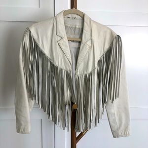 Vintage Wilsons Leather Fringed Leather Jacket (S)